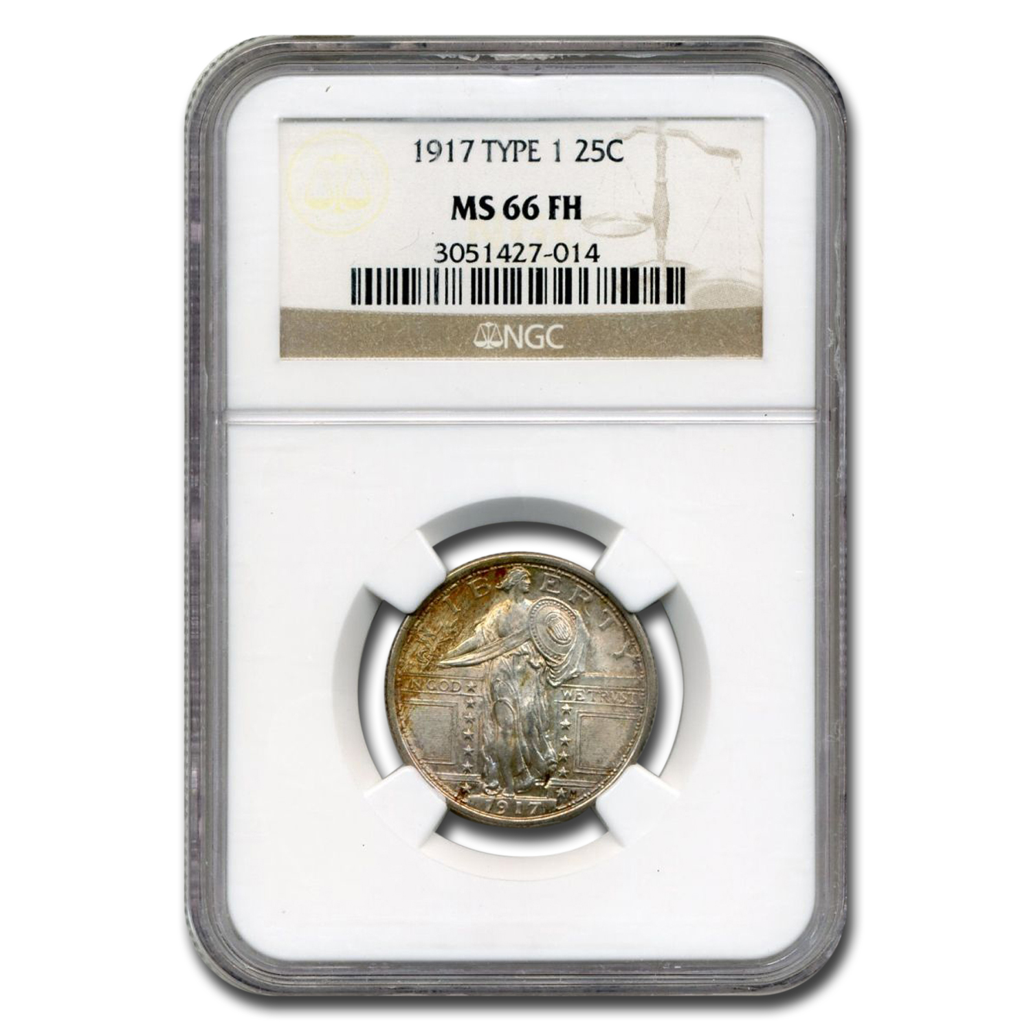 Buy 1917 Standing Liberty Quarter Type-I MS-66 NGC (FH)