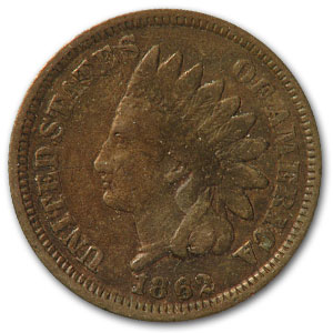 Buy 1862 Indian Head Cent VG