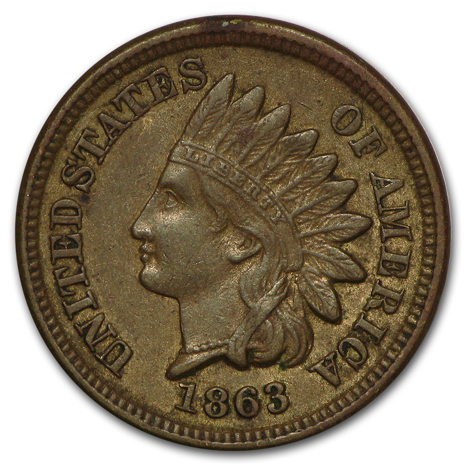 Buy 1863 Indian Head Cent AU