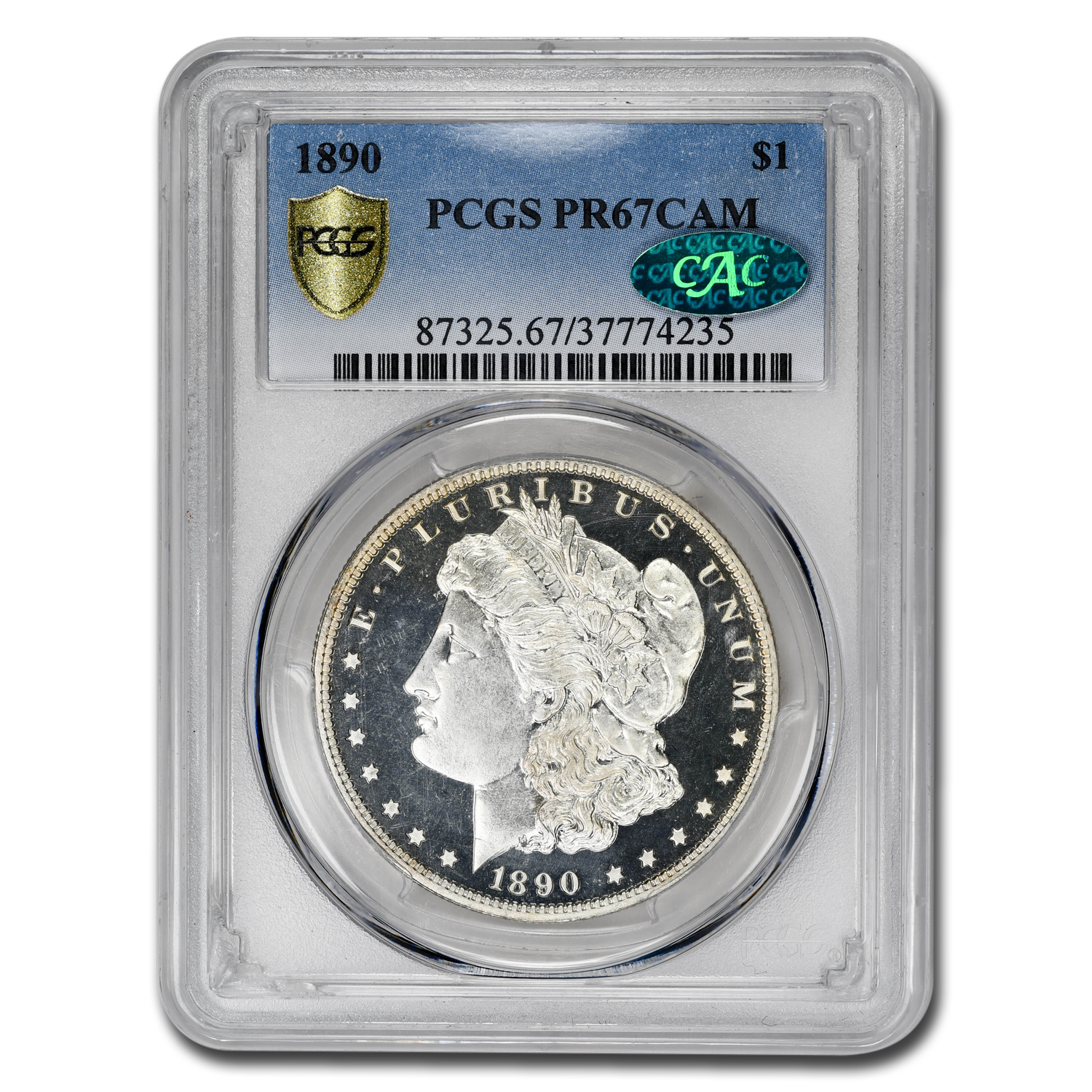 Buy 1890 Morgan Dollar PR-67 Cameo PCGS CAC