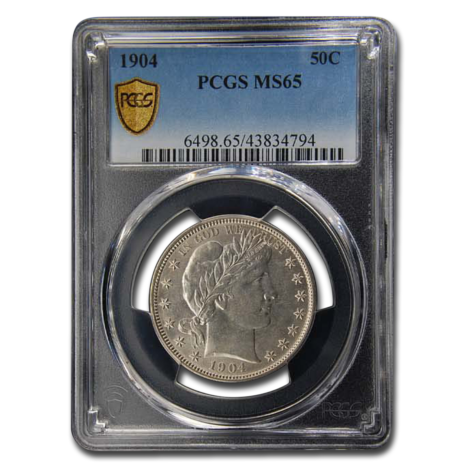 Buy 1904 Barber Half Dollar MS-65 PCGS