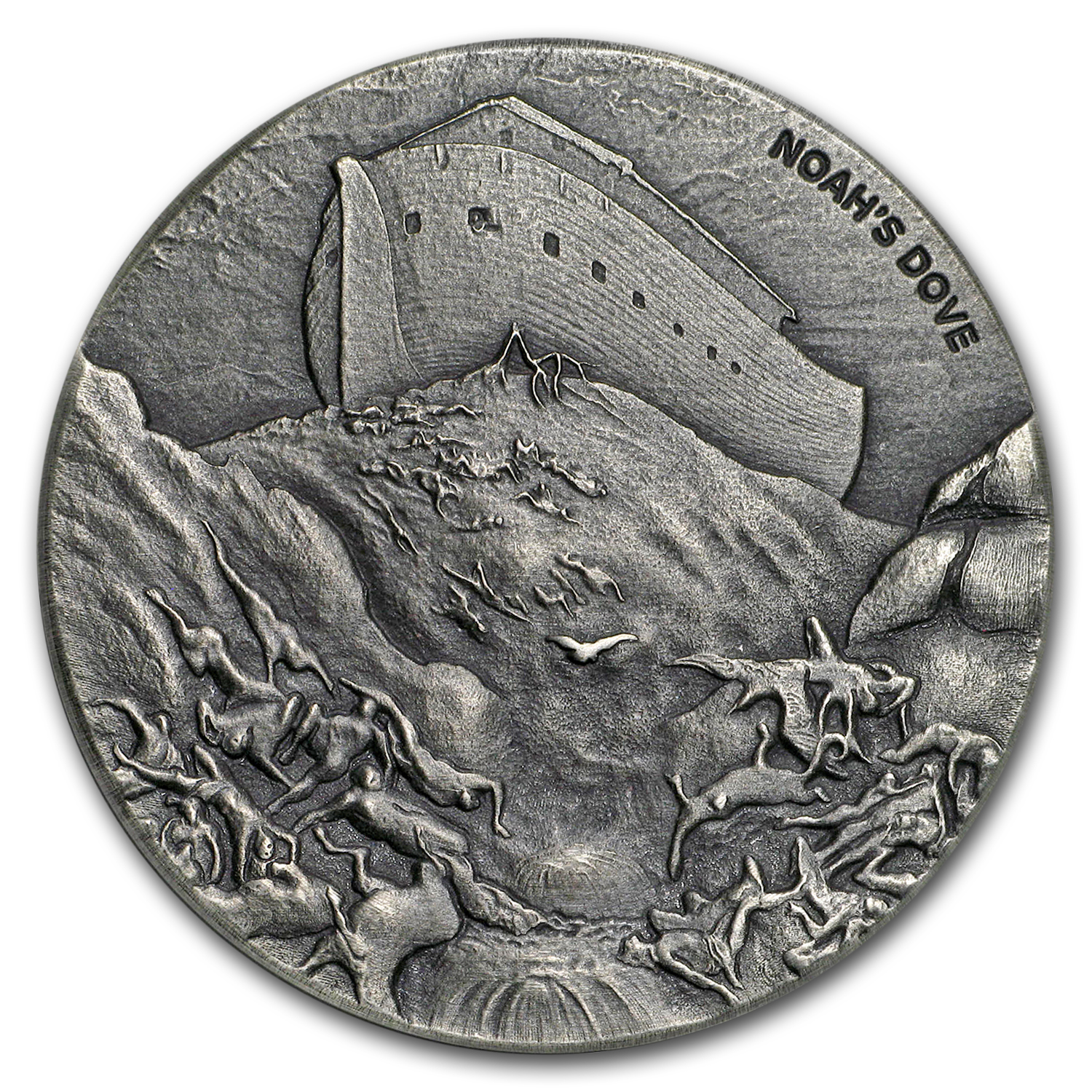 Buy 2018 2 oz Silver Coin - Biblical Series (Noah's Dove) - Click Image to Close