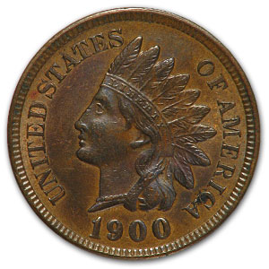 Buy 1900 Indian Head Cent AU