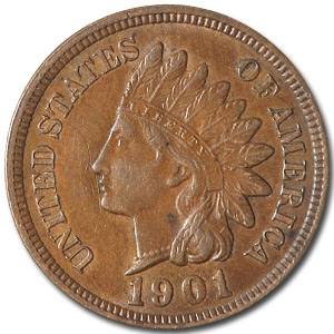 Buy 1901 Indian Head Cent AU