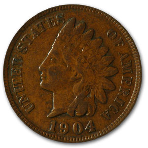Buy 1904 Indian Head Cent VF