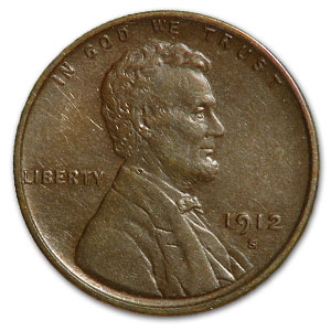 Buy 1912-S Lincoln Cent AU