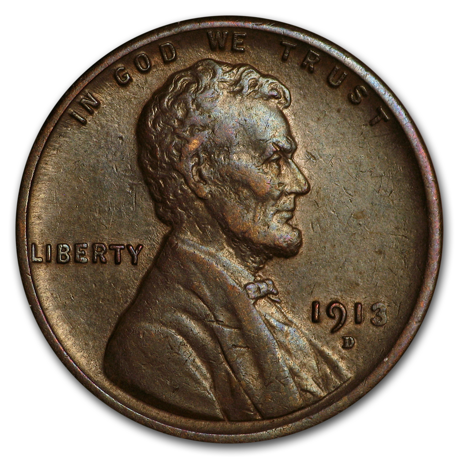 Buy 1913-D Lincoln Cent AU
