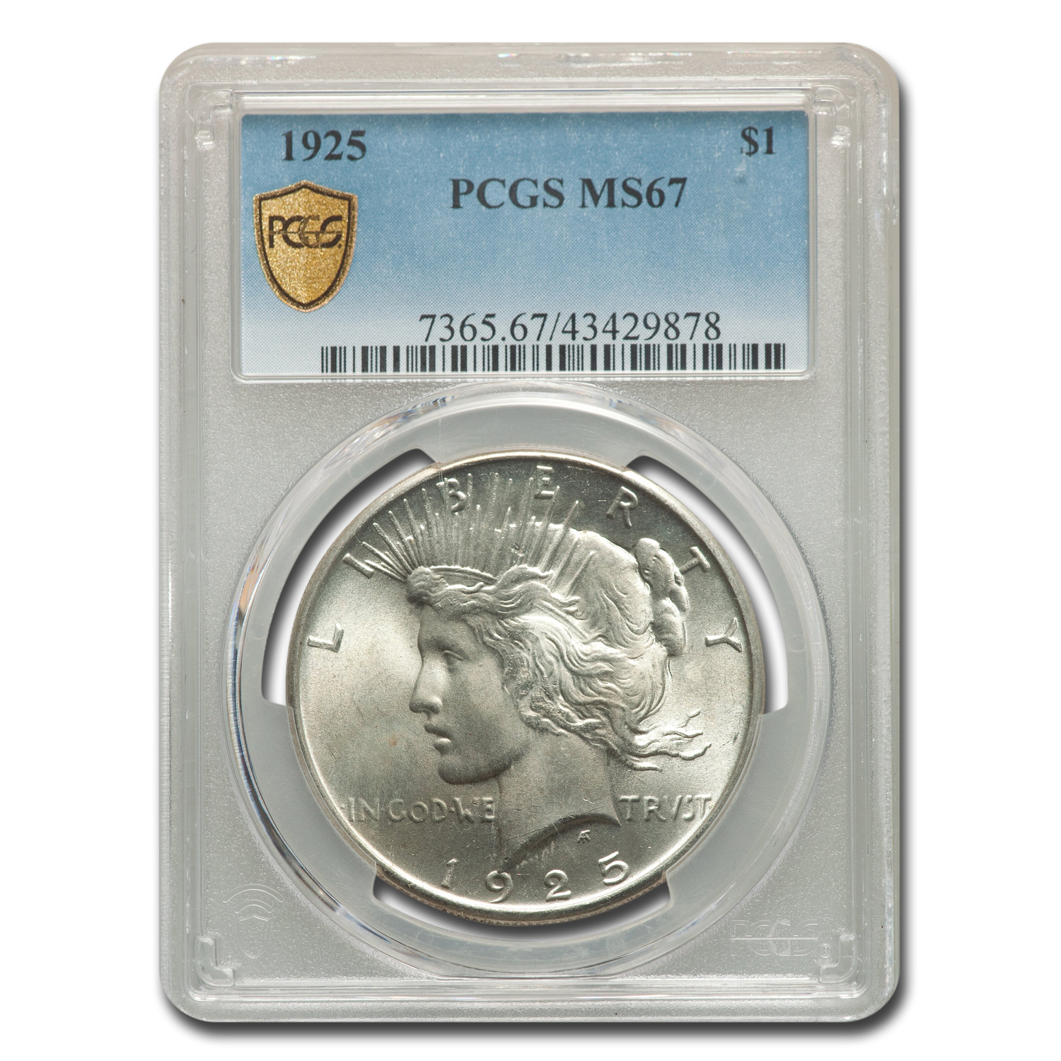 Buy MS-67 PCGS 1925 Peace Dollar