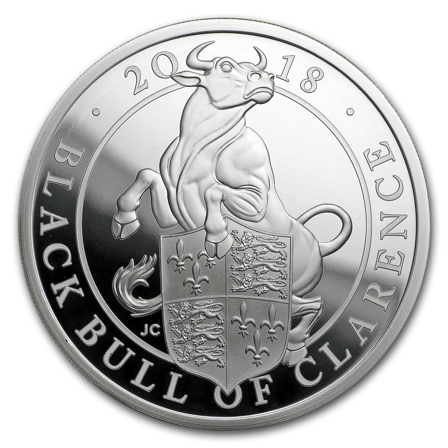 Buy 2018 GB Proof 1 oz Silver Queen's Beasts Bull (w/Box & COA) - Click Image to Close