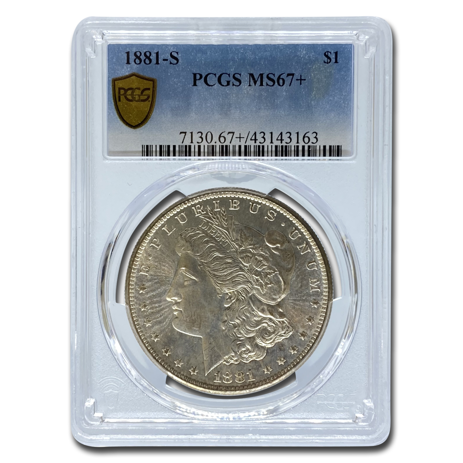 Buy 1881-S Morgan Dollar MS-67+ PCGS (Plus)