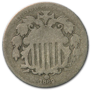 Buy 1869 Shield Nickel Good