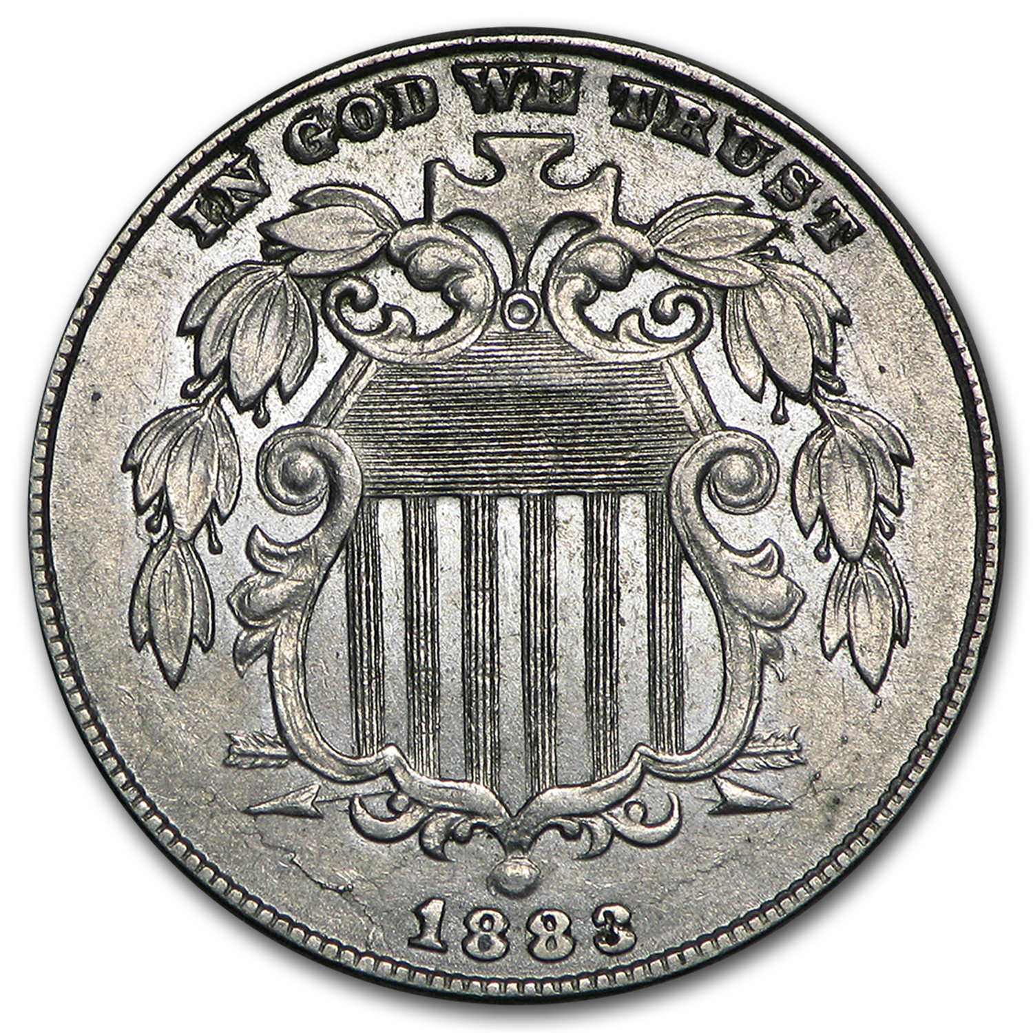 Buy 1883 Shield Nickel AU