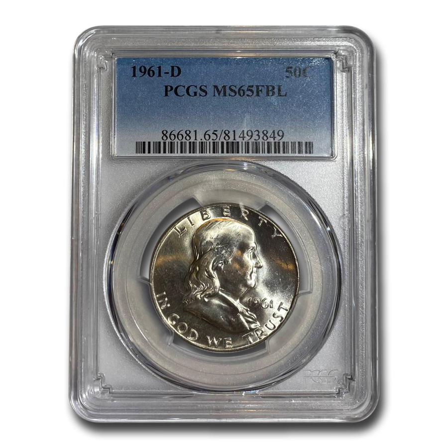 Buy 1961-D Franklin Half Dollar MS-65 PCGS (FBL)