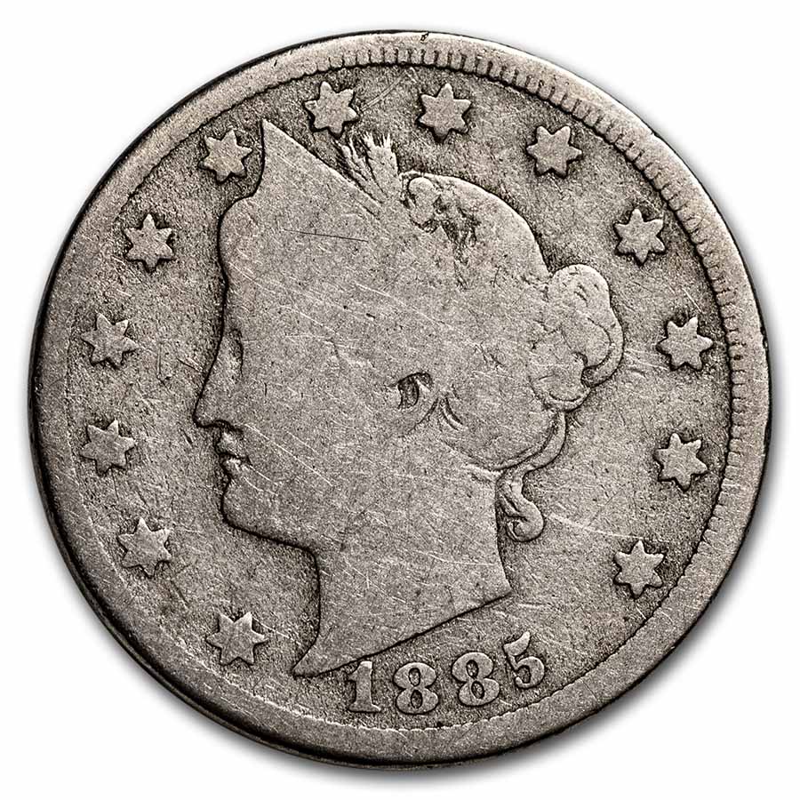 Buy 1885 Liberty Head V Nickel Good