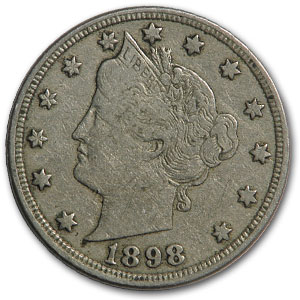 Buy 1898 Liberty Head V Nickel Fine