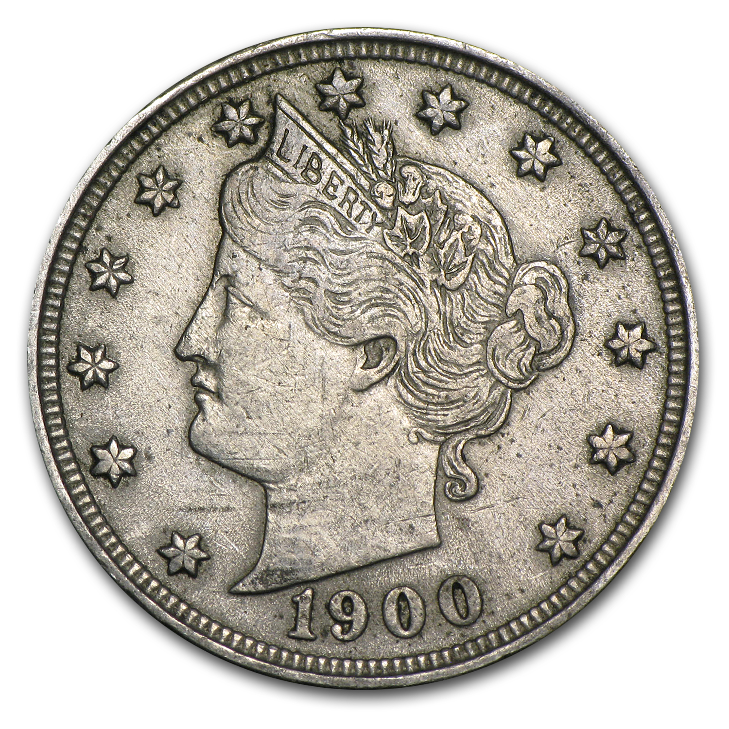Buy 1900 Liberty Head V Nickel XF