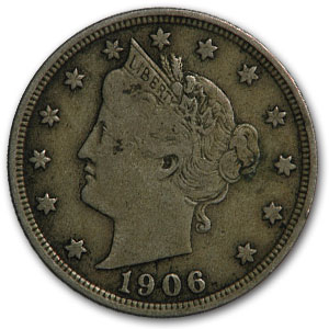 Buy 1906 Liberty Head V Nickel Fine