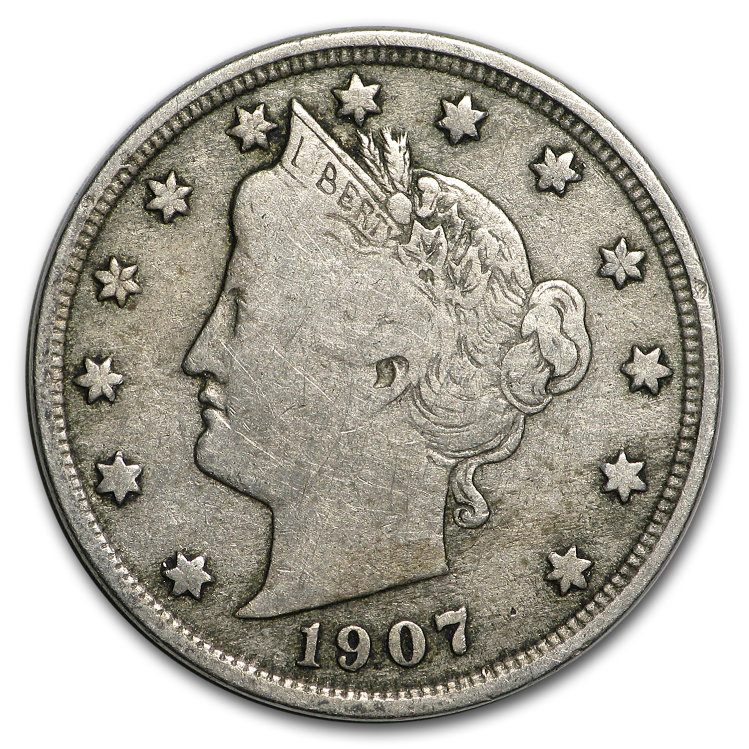 Buy 1907 Liberty Head V Nickel Fine
