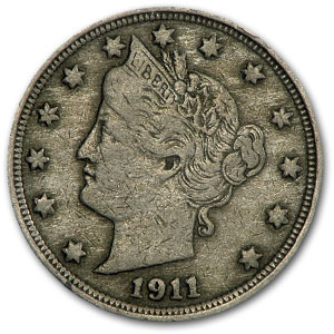 Buy 1911 Liberty Head V Nickel VF