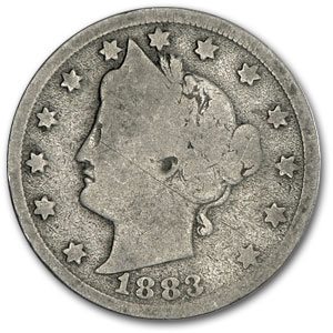 Buy 1883 Liberty Head V Nickel w/Cents AG