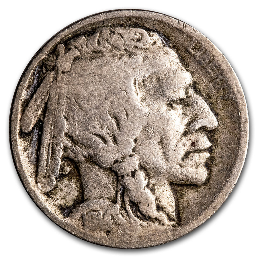 Buy 1914-S Buffalo Nickel VG