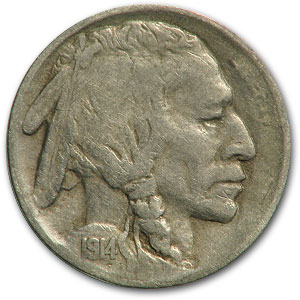 Buy 1914-S Buffalo Nickel VF