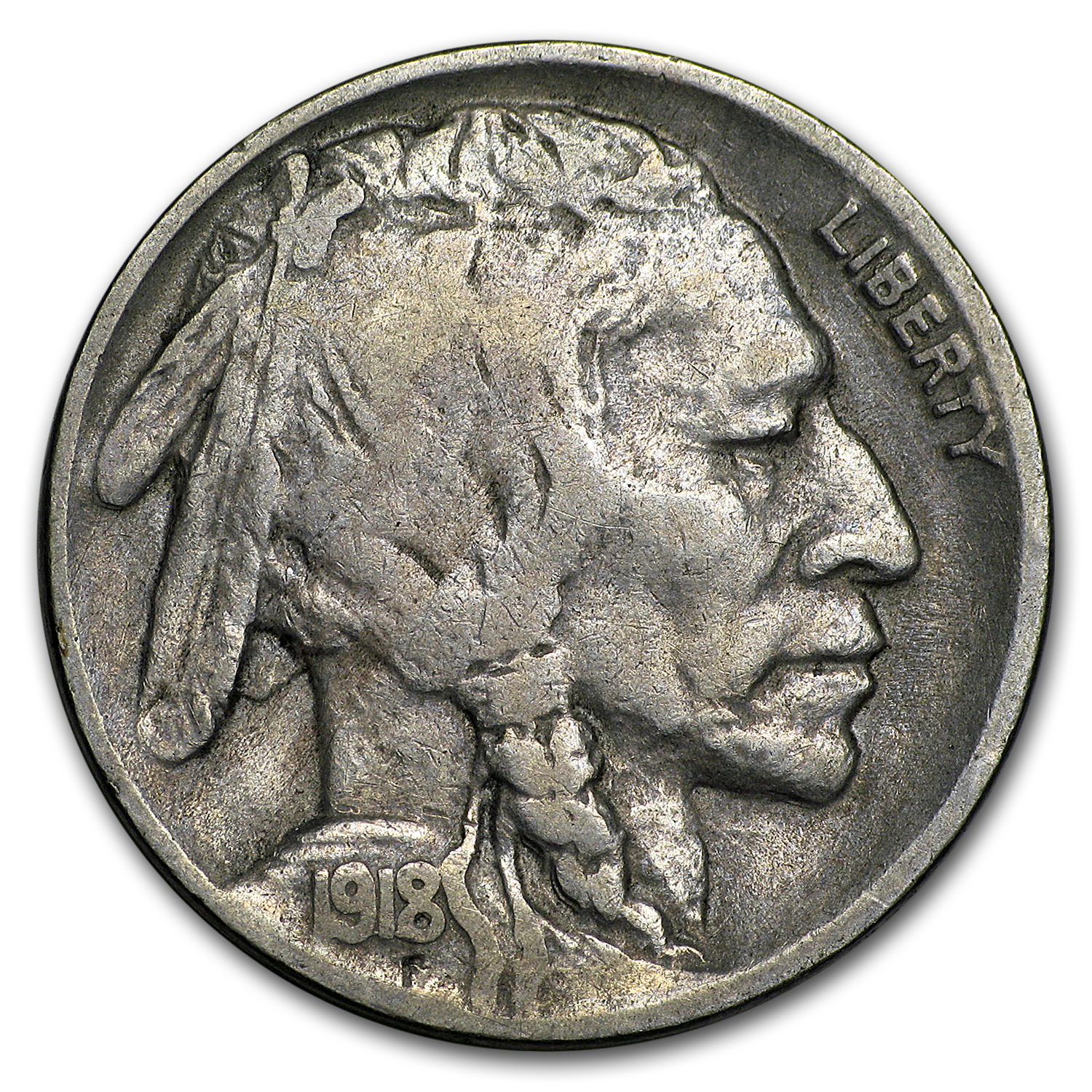 Buy 1918-D Buffalo Nickel Fine