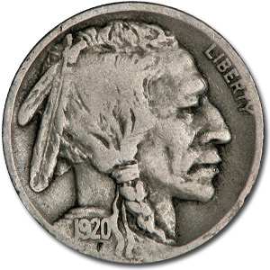 Buy 1920-D Buffalo Nickel Fine