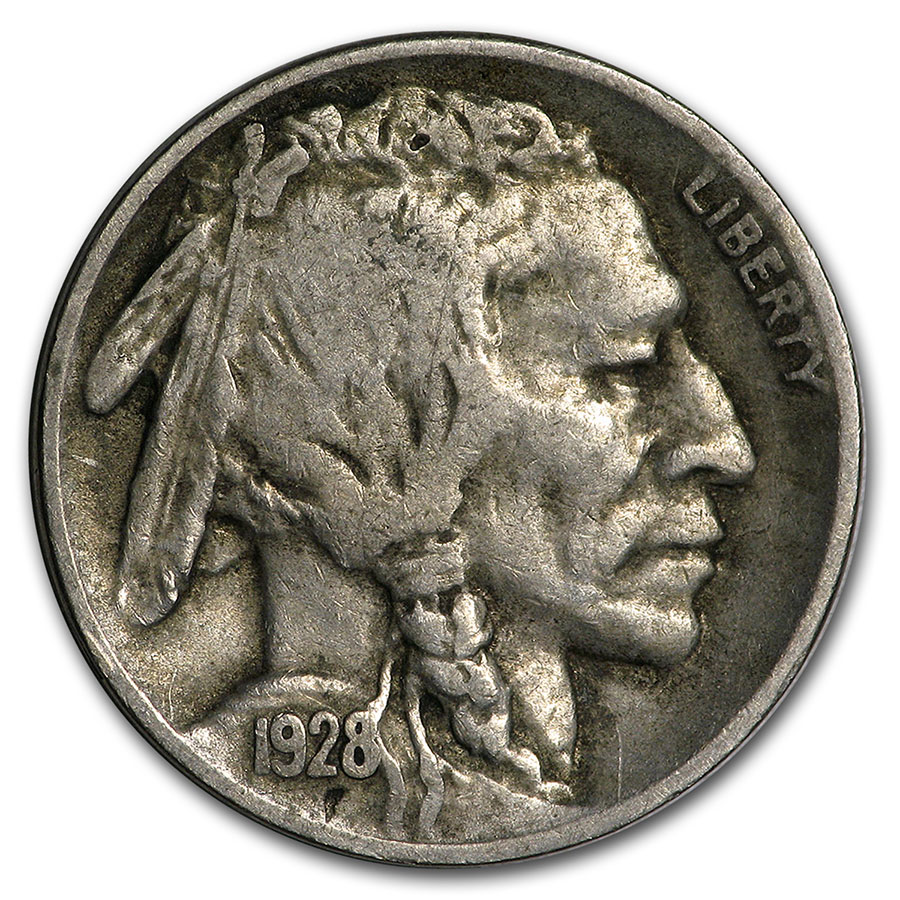 Buy 1928-D Buffalo Nickel VF