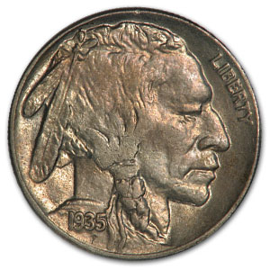 Buy 1935 Buffalo Nickel AU