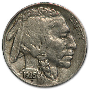 Buy 1935-S Buffalo Nickel XF