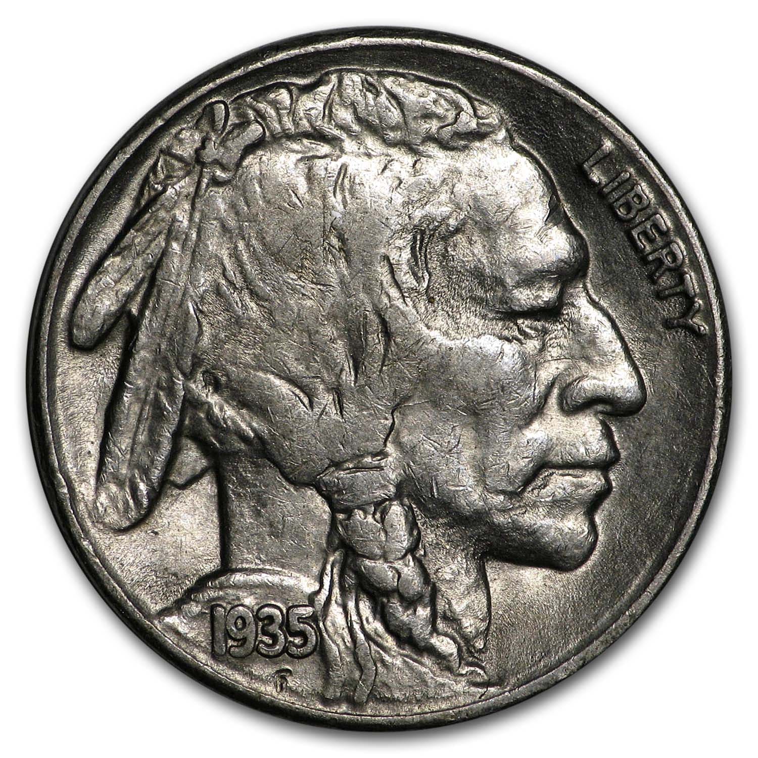 Buy 1935-S Buffalo Nickel AU