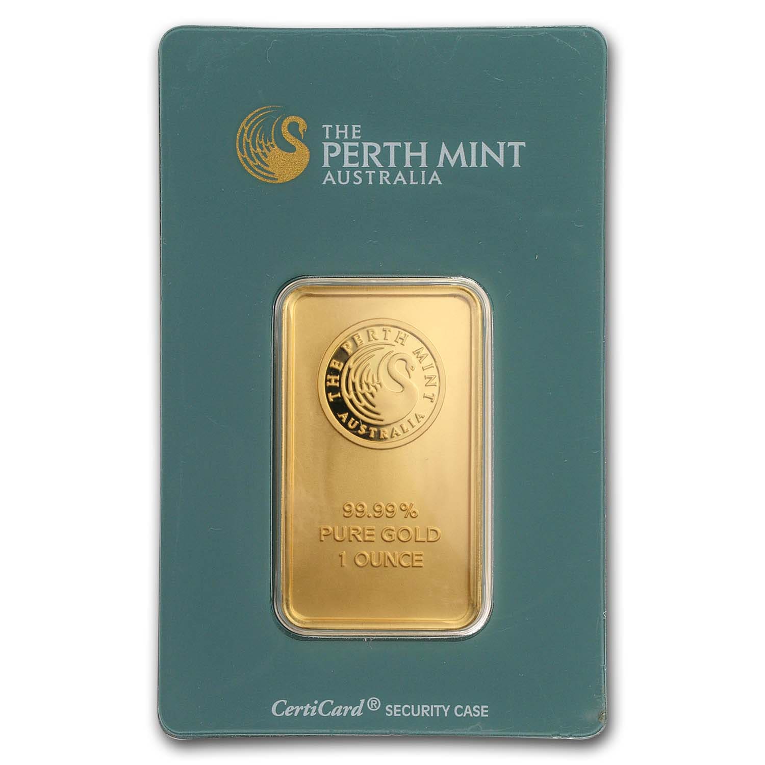 Buy 1 oz Gold Bar - The Perth Mint (Classic Assay)