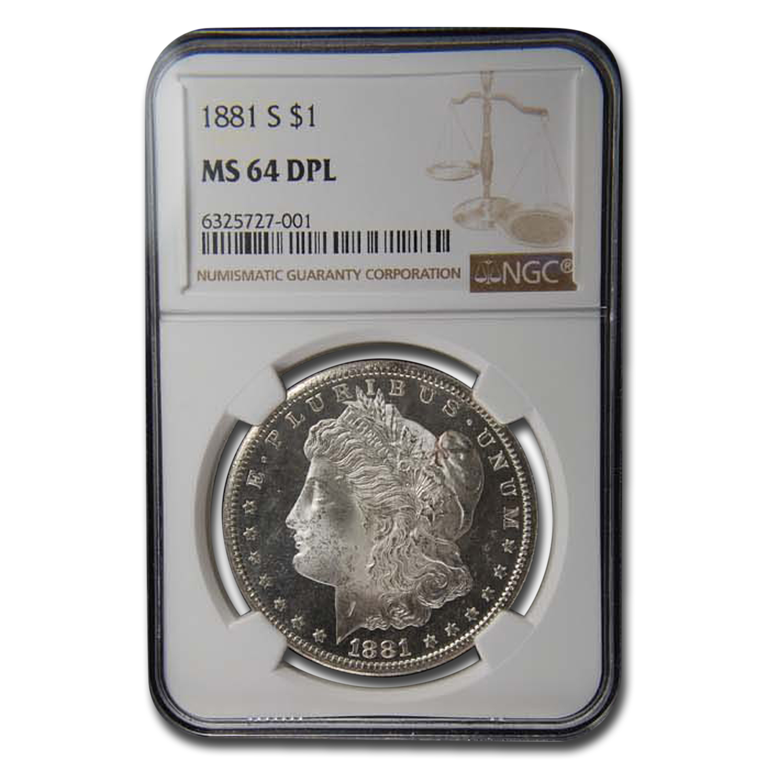 Buy 1881-S Morgan Dollar MS-64 DPL NGC