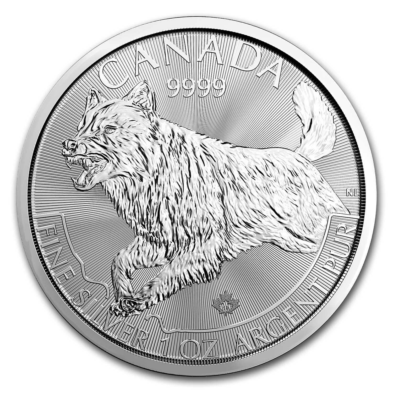Buy 2018 Canada 1 oz Silver Predator Series Wolf