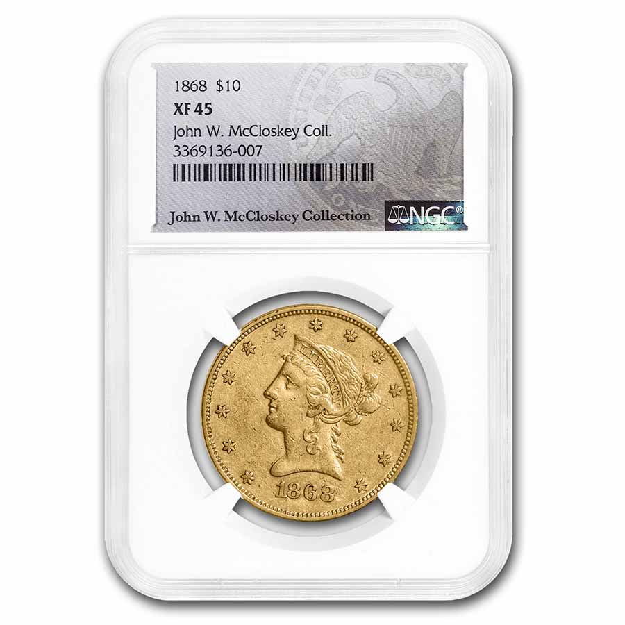 Buy 1868 $10 Liberty Gold Eagle XF-45 NGC