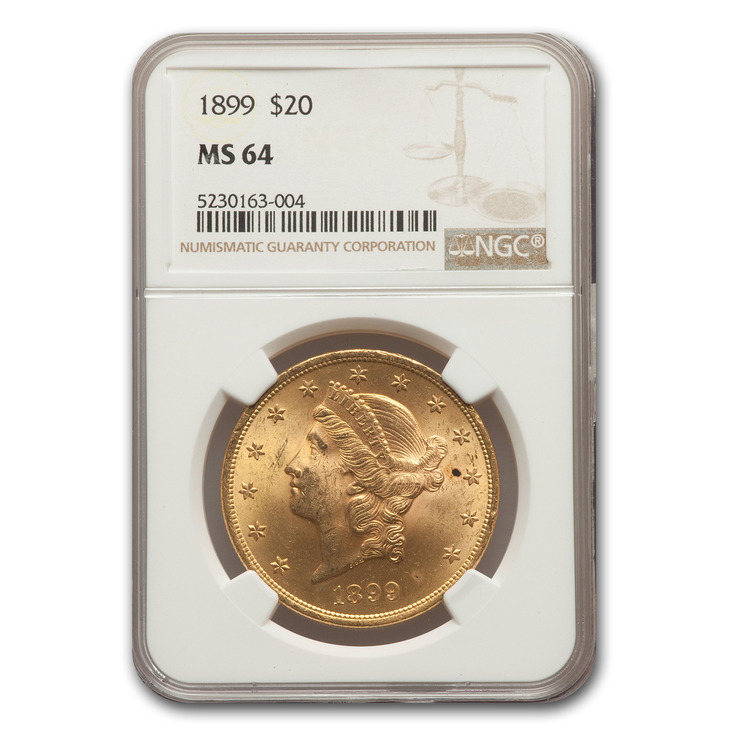 Buy 1899 $20 Liberty Gold Double Eagle MS-64 NGC