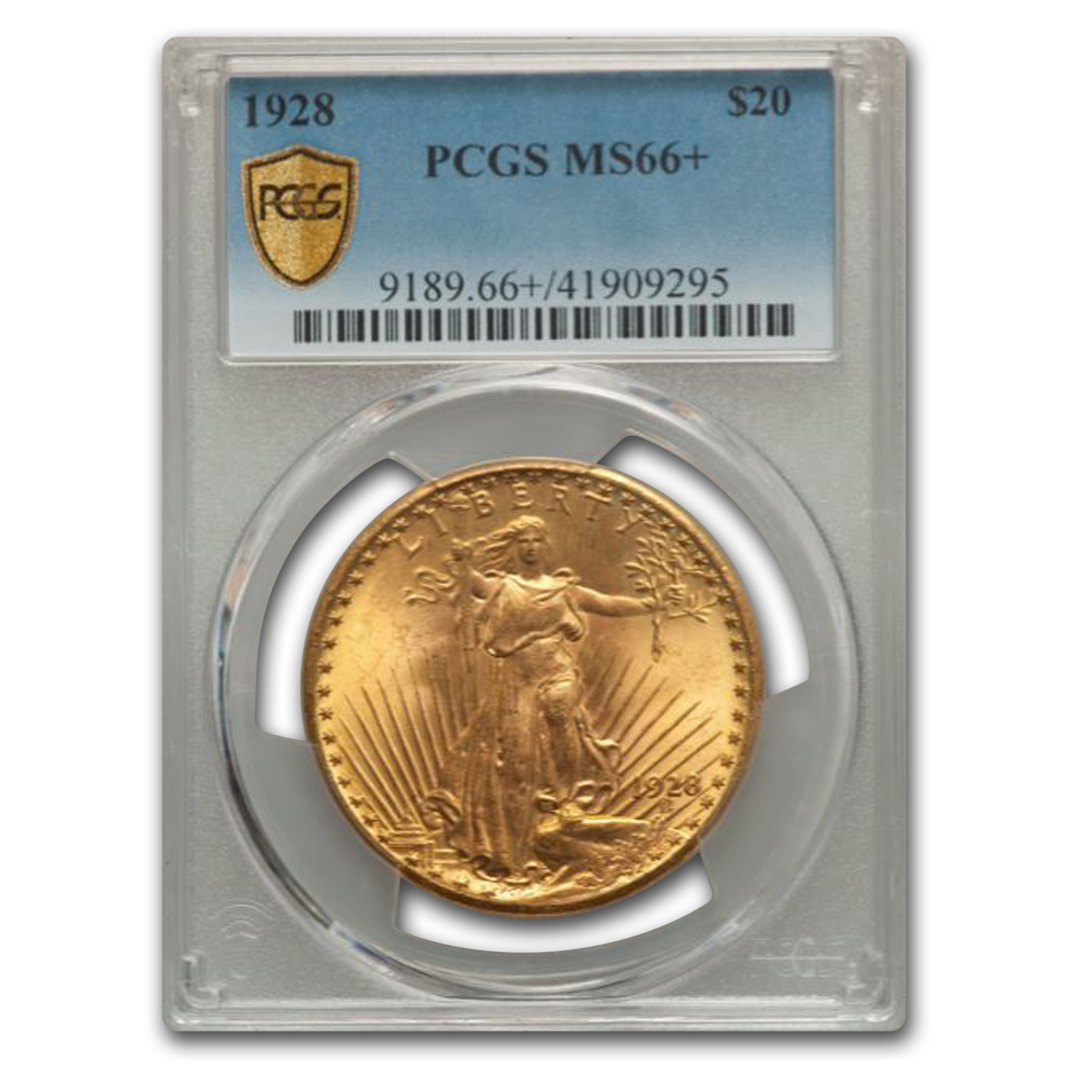 Buy 1928 $20 Saint-Gaudens Gold Double Eagle MS-66+ PCGS