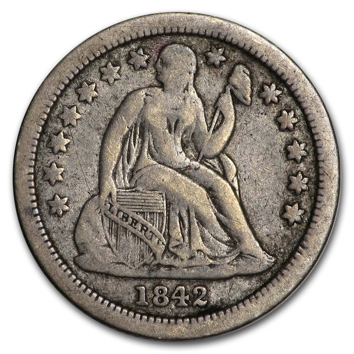 Buy 1842-O Liberty Seated Dime VF
