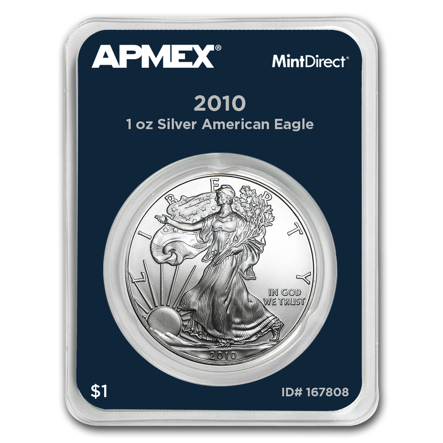 Buy 2010 1 oz American Silver Eagle (MintDirect? Single)
