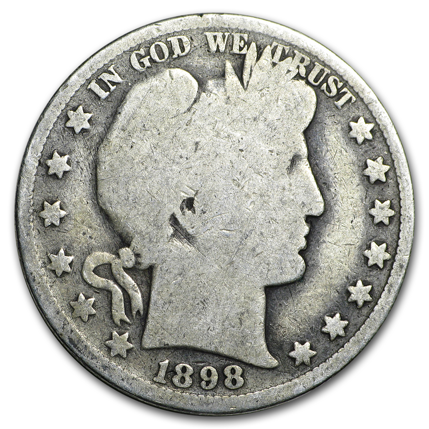 Buy 1898 Barber Half Dollar AG