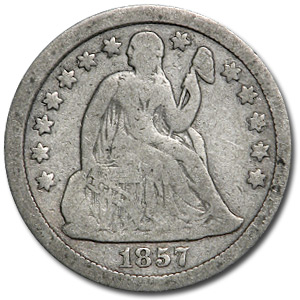 Buy 1857 Liberty Seated Dime Fine