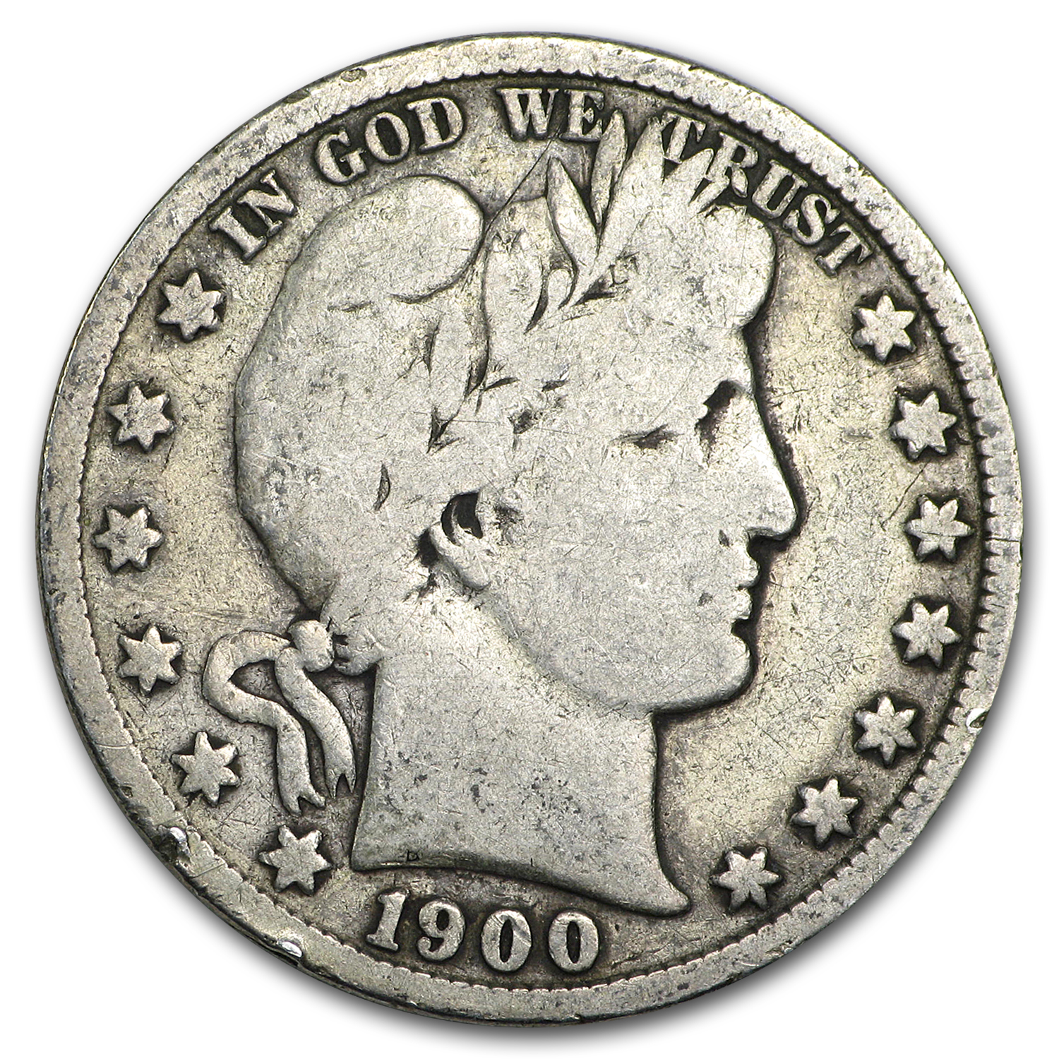 Buy 1900-S Barber Half Dollar VG