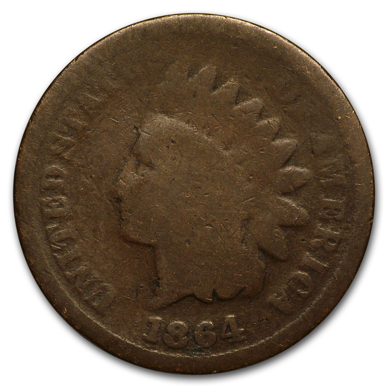 Buy 1864 Indian Head Cent Bronze AG