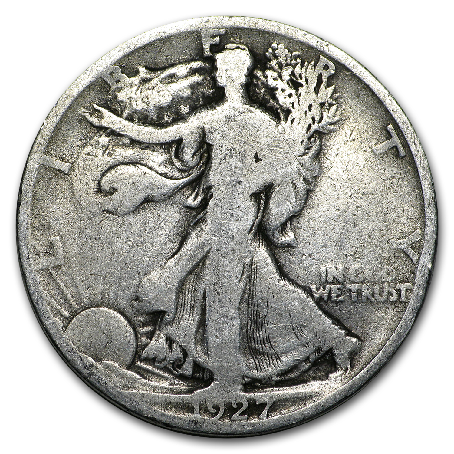 Buy 1927-S Walking Liberty Half Dollar Good/VG