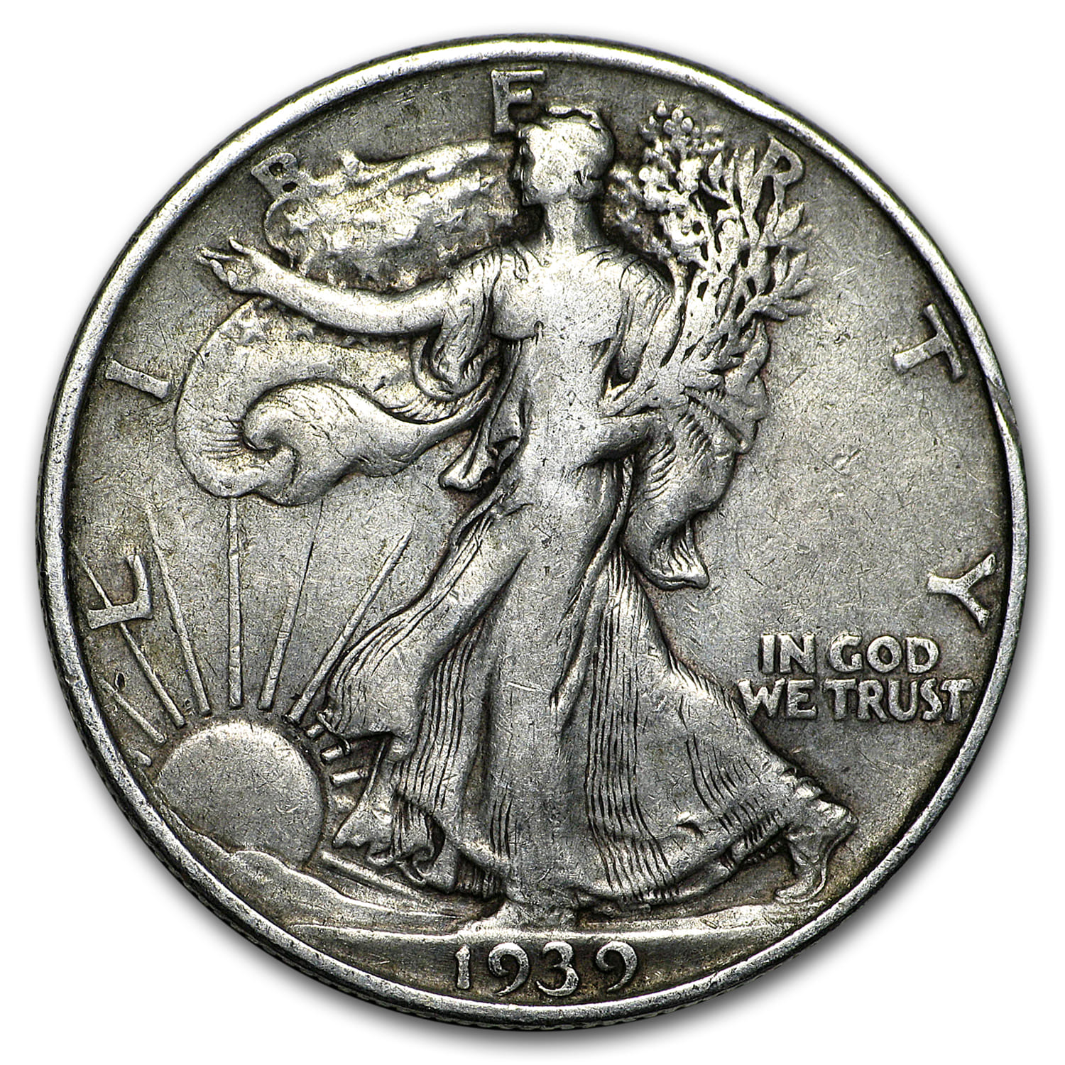 Buy 1939 Walking Liberty Half Dollar VG/VF