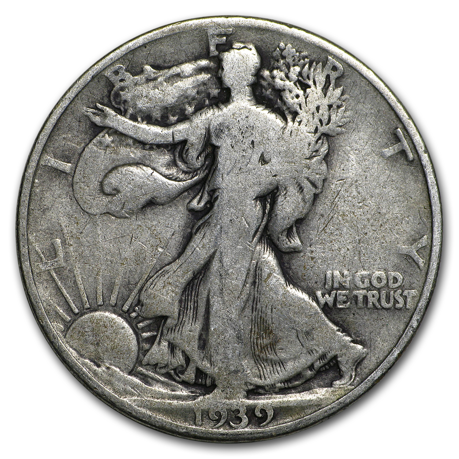 Buy 1939-D Walking Liberty Half Dollar VG/VF