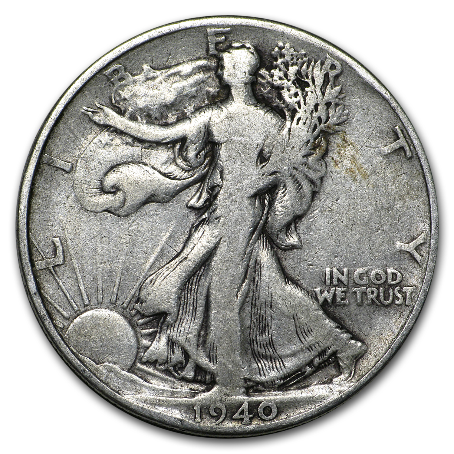 Buy 1940 Walking Liberty Half Dollar VG/VF