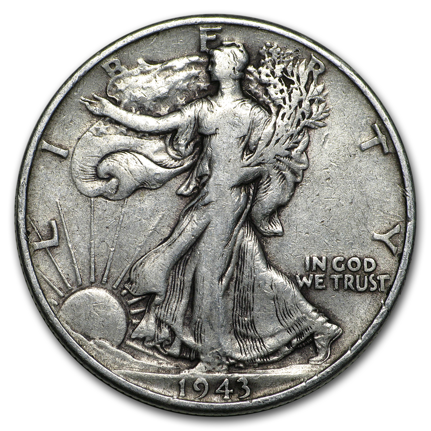 Buy 1943 Walking Liberty Half Dollar Fine/VF