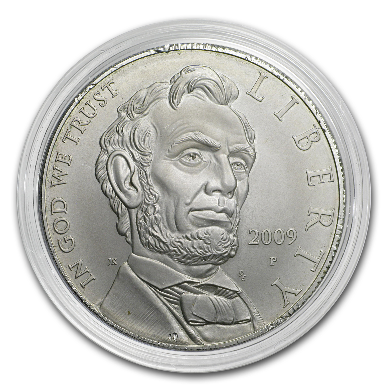 Buy 2009-P Abraham Lincoln $1 Silver Commem BU (Capsule only)